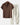 Brown Men's Terry Set Short Sleeve Shirt and Shorts — Lino Conti