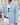 Sky Blue Men's Textured Plaid Blazer Spring Autumn — Lino Conti