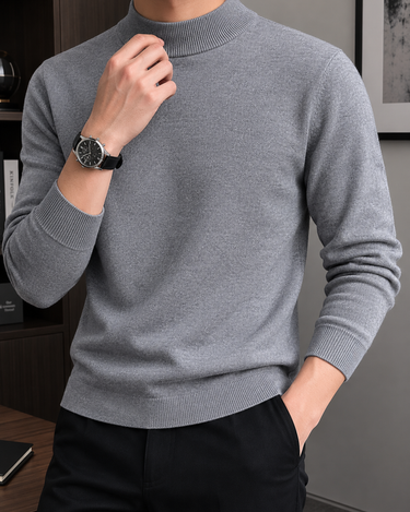 Maglione Uomo Collo Alto Elegante