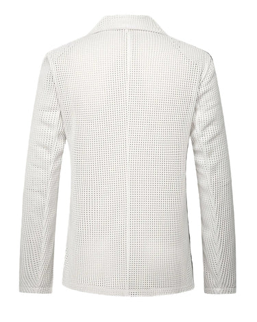 Men's Summer Hollow-Out Breathable Blazer — Lino Conti