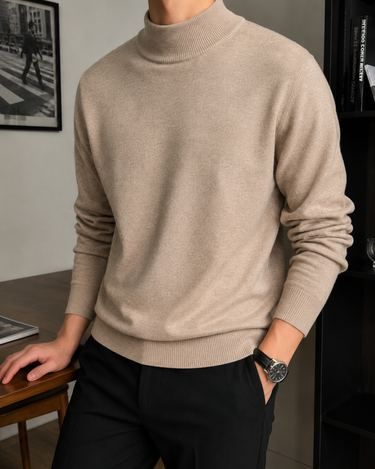 Maglione Uomo Collo Alto Elegante