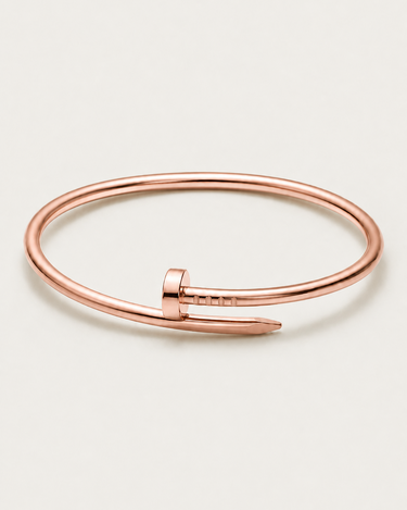 Rose Gold Men's Elan Rigid Bracelet Rose Gold — Lino Conti