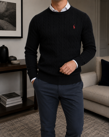 Maglione Uomo a Trecce