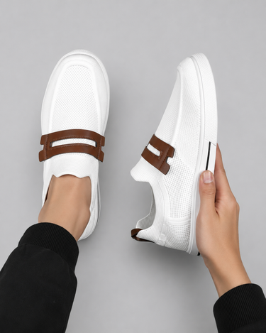 Sneakers Uomo in Rete Senza Lacci Traspiranti e Antiscivolo