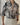 Charcoal Grey Men's Marble Print Long Sleeve Shirt Stretch Wrinkle-Resistant — Lino Conti