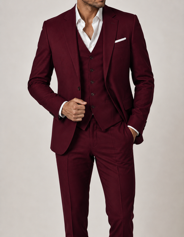 Abito Uomo Tre Pezzi Slim Fit Matrimonio Cerimonia