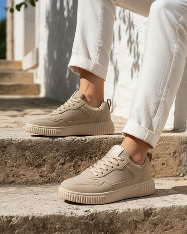 Sneakers Uomo Basse Traspiranti con Suola Ammortizzata Casual Sportive