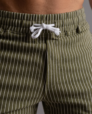 Pantaloncini Uomo Eleganti a Righe per l'Estate
