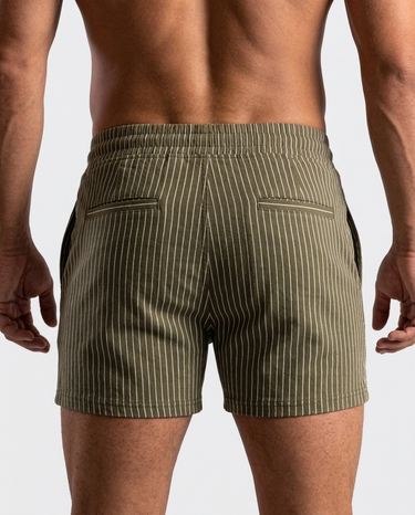 Pantaloncini Uomo Eleganti a Righe per l'Estate