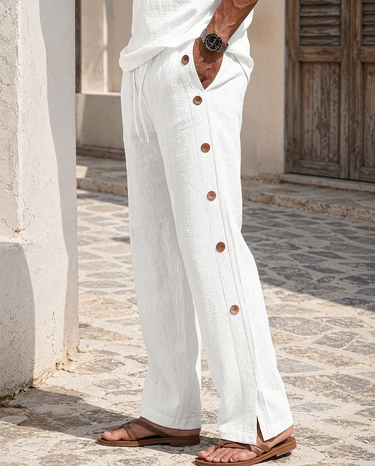 Pantaloni Uomo Casual a Gamba Dritta