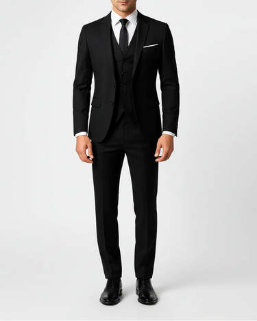 Abito Uomo Tre Pezzi con Gilet Formale Cerimonia Business
