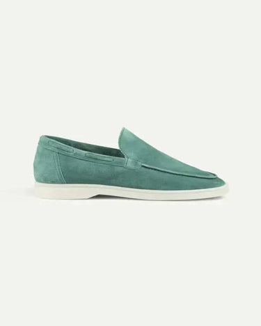 Apple Blue Men's Classic Suede Loafer Apple Blue — Lino Conti