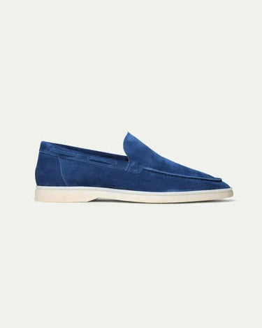 Berry Blue Men's Classic Suede Loafer Berry Blue — Lino Conti