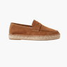 Brown Men's Riviera Suede Espadrille Brown — Lino Conti