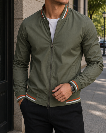 Giubbotto Uomo Bomber Leggero Sportivo