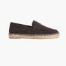 Coffee Brown Men's Riviera Suede Espadrille Coffee — Lino Conti