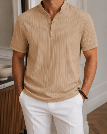 Henley Uomo Classica a Manica Lunga