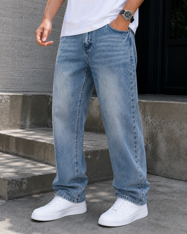 Jeans Uomo Gamba Dritta