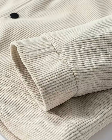 Giacca Uomo Workwear in Velluto a Coste Stile Vintage