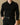 Black Striped Knit Polo - Lino Conti
