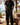 Black Men's Summer Set Short Sleeve Shirt Wide Leg Trousers — Lino Conti