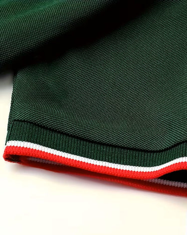 Polo Uomo Tinta Unita con Rever Manica Corta Classica Casual