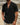Black Men's Henley Short Sleeve V-Neck Beach Vacation — Lino Conti