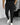 Black Men's Waffle Drawstring Trousers — Lino Conti