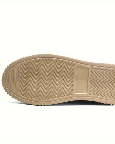 Khaki Men's Low Top Sneakers Breathable Cushioned Sole Casual Sport — Lino Conti