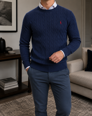 Maglione Uomo a Trecce