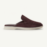 Coffee Brown Men's Yacht Suede Mule Coffee — Lino Conti
