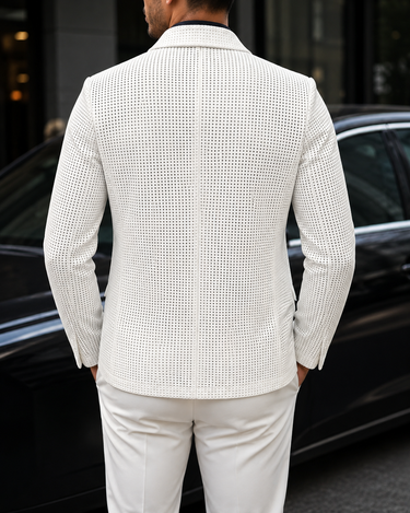 Giacca Uomo Blazer Estiva Traforata Traspirante