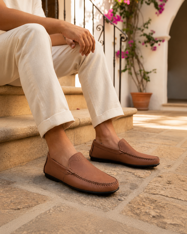 Mocassini Uomo Artigianali Leggeri Comodi Slip On