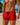 White Men's Boxer Swim Trunks Solid Color with Zipper Pocket — Lino Conti