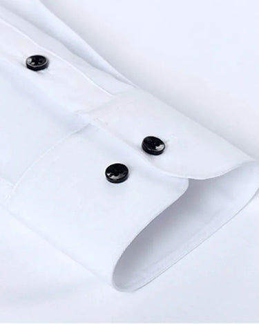 Camicia Uomo Elasticizzata Manica Lunga con Colletto Formale