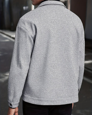 Grey (Grigio) Lapel Jacket - Lino Conti
