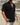 Black Men's Henley Short Sleeve V-Neck Beach Vacation — Lino Conti