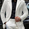 Off White Men's Summer Hollow-Out Breathable Blazer — Lino Conti