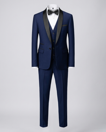 Abito Uomo Tre Pezzi Tuxedo Slim Fit per Matrimonio e Cerimonia