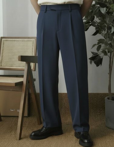 Pantaloni Uomo Elegante Casual Leggeri per l'Ufficio