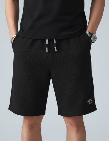 Pantaloncini Uomo Strutturati con Coulisse Leggeri con Tasche