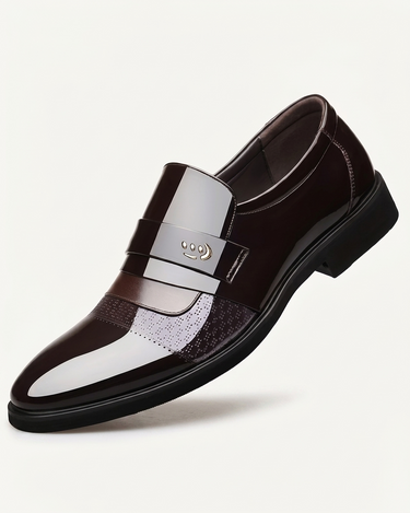 Scarpe Uomo Slip On Elegante Casual con Suola in Gomma