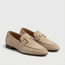 Beige Men's Horsebit Loafers Sleek Slip-On Formal — Lino Conti