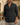 Black Men's Textured Long Sleeve Button-Down Casual Shirt — Lino Conti