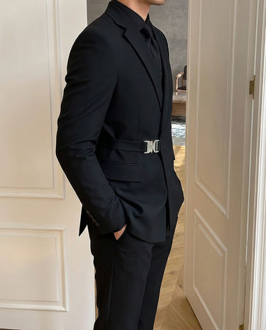 Giacca Uomo Blazer Slim Fit Elegante per Matrimonio e Cerimonia