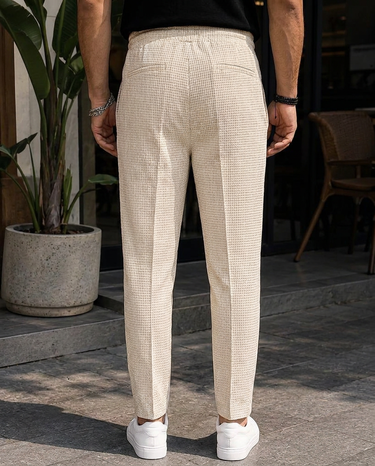 Pantaloni Uomo Waffle con Coulisse