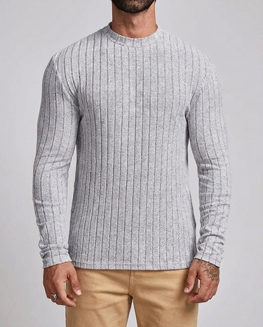 Maglia Uomo Girocollo Elasticizzata Sottogiacca