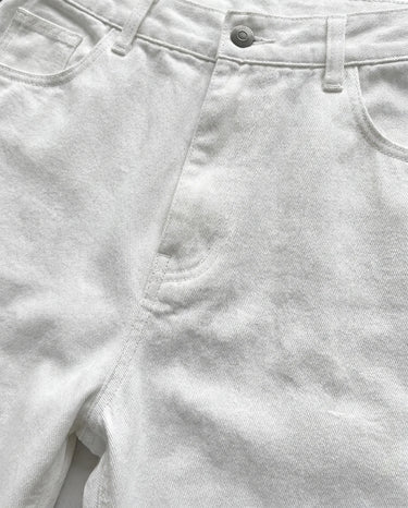 Jeans Uomo Bianchi Vestibilità Ampia
