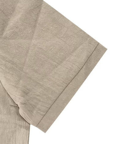 Camicia Uomo in Lino Manica Corta Elegante Casual Traspirante