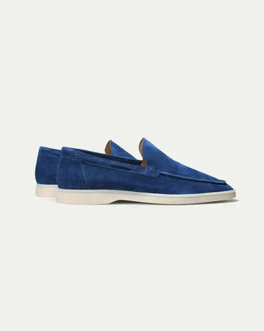 Berry Blue Men's Classic Suede Loafer Berry Blue — Lino Conti